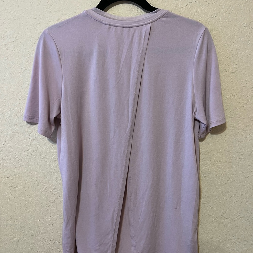 Fabletics Soft Purple Open Back Workout/ Lounge T… - image 3